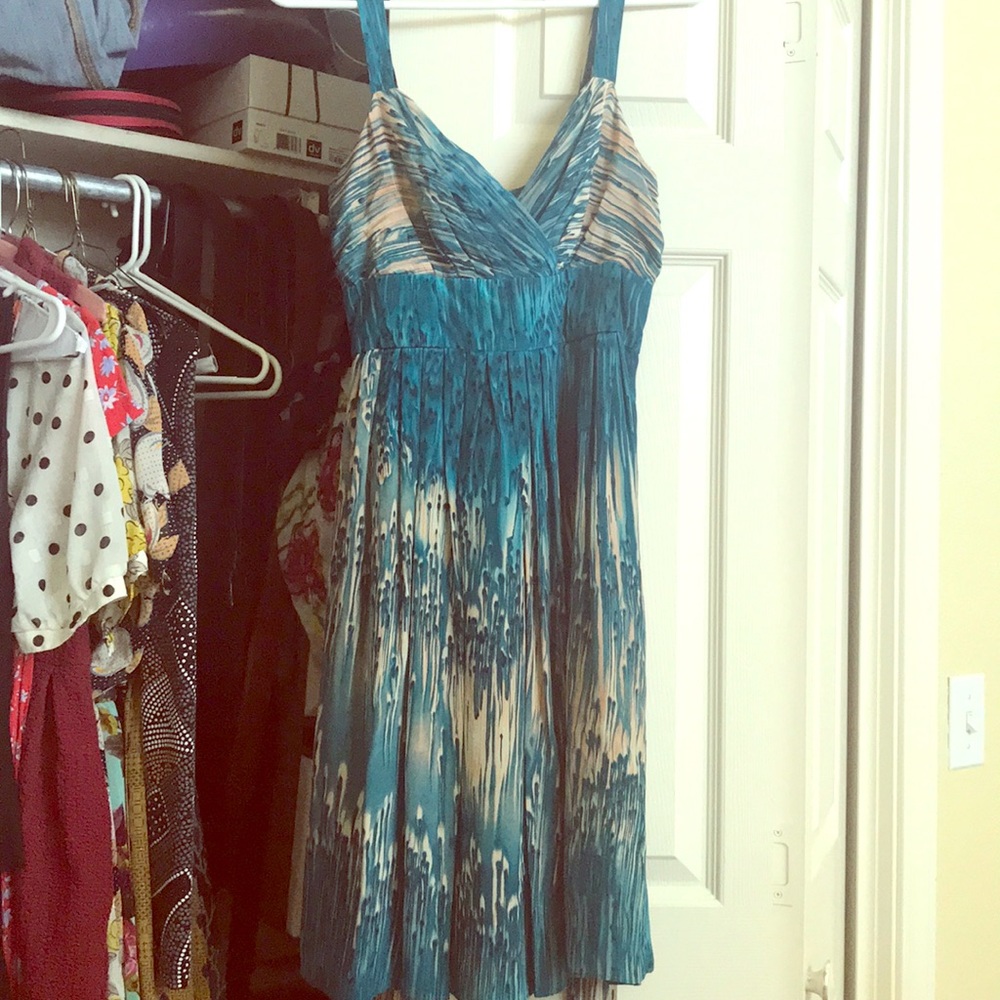 Anthropologie water print dress